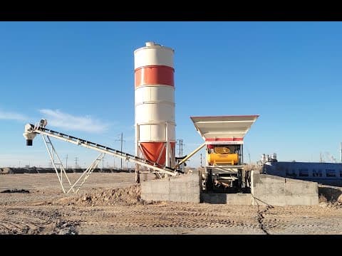 30 m³/saat Mini Kompakt Beton Santrali